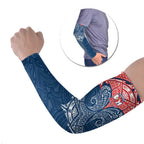 Personalized Sydney Roosters Arm Sleeves Polynesian Tribal Pattern Style