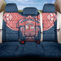 Personalized Sydney Roosters Back Car Seat Cover Polynesian Tribal Pattern Style