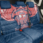 Personalized Sydney Roosters Back Car Seat Cover Polynesian Tribal Pattern Style