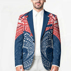 Personalized Sydney Roosters Blazer Polynesian Tribal Pattern Style