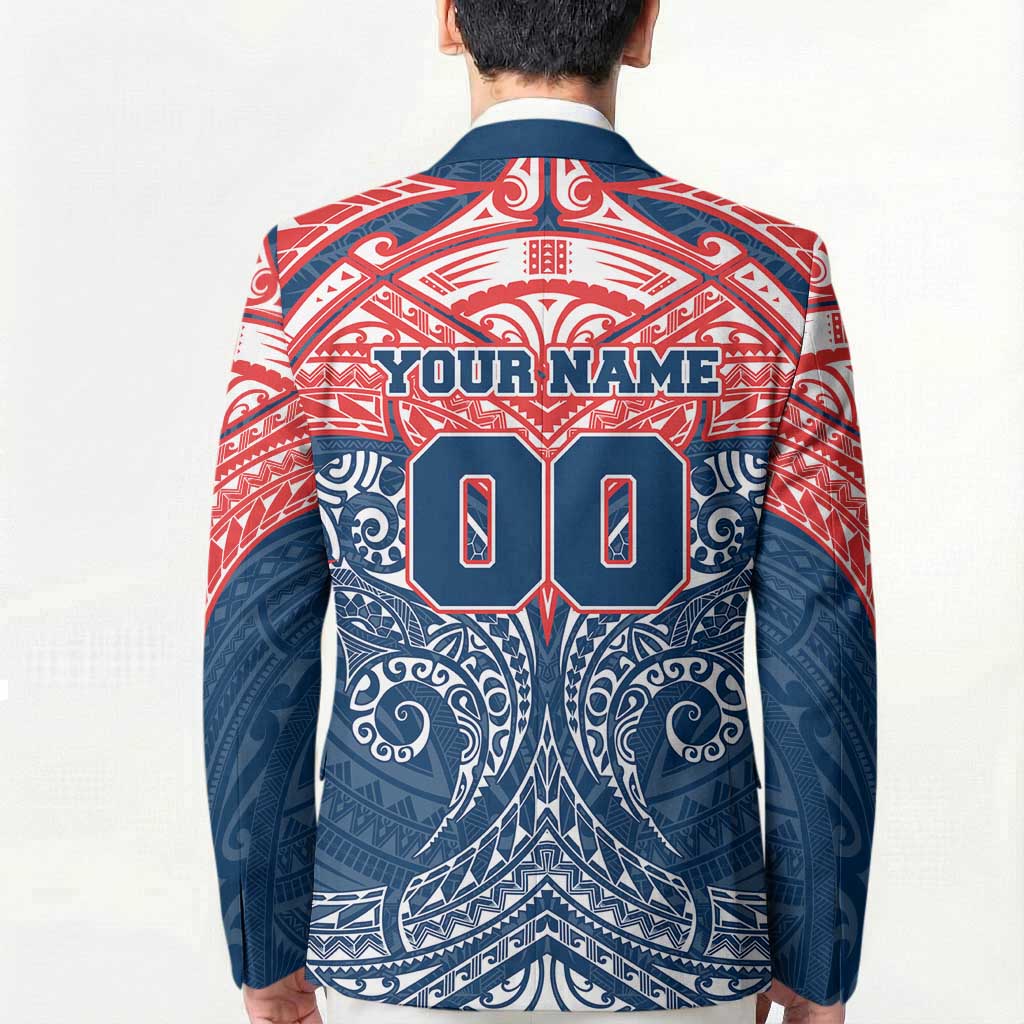 Personalized Sydney Roosters Blazer Polynesian Tribal Pattern Style