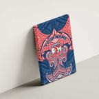 Personalized Sydney Roosters Canvas Wall Art Polynesian Tribal Pattern Style