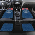 Personalized Sydney Roosters Car Mats Polynesian Tribal Pattern Style