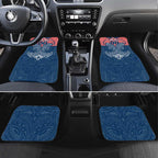 Personalized Sydney Roosters Car Mats Polynesian Tribal Pattern Style