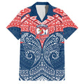 Personalized Sydney Roosters Family Matching Long Sleeve Bodycon Dress and Hawaiian Shirt Polynesian Tribal Pattern Style