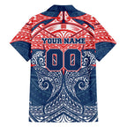 Personalized Sydney Roosters Family Matching Mermaid Dress and Hawaiian Shirt Polynesian Tribal Pattern Style