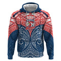 Personalized Sydney Roosters Hoodie Polynesian Tribal Pattern Style
