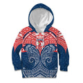 Personalized Sydney Roosters Kid Hoodie Polynesian Tribal Pattern Style