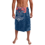 Personalized Sydney Roosters Lavalava Polynesian Tribal Pattern Style