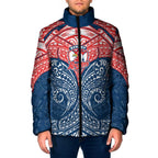 Personalized Sydney Roosters Padded Jacket Polynesian Tribal Pattern Style