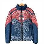 Personalized Sydney Roosters Padded Jacket Polynesian Tribal Pattern Style