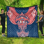 Personalized Sydney Roosters Quilt Polynesian Tribal Pattern Style