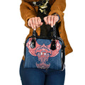 Personalized Sydney Roosters Shoulder Handbag Polynesian Tribal Pattern Style