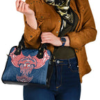 Personalized Sydney Roosters Shoulder Handbag Polynesian Tribal Pattern Style