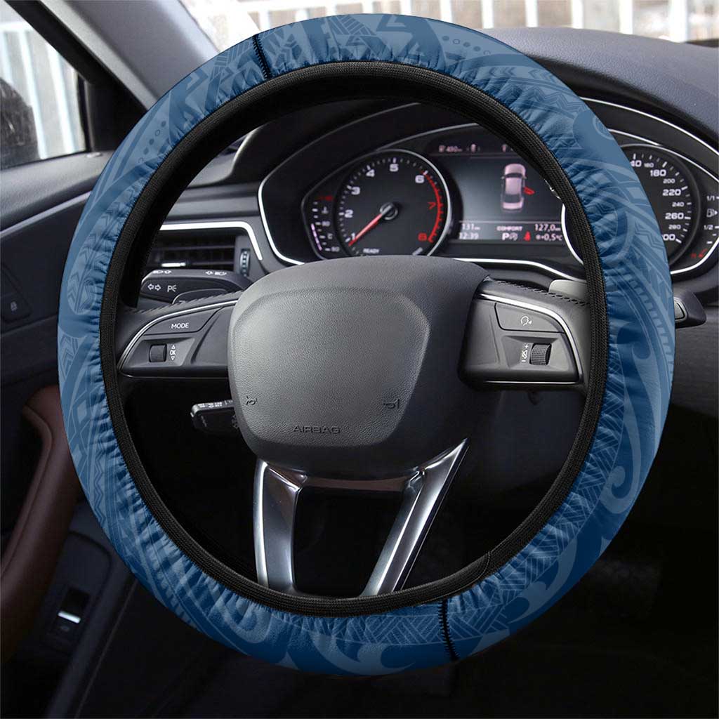 Sydney Roosters Steering Wheel Cover Polynesian Tribal Pattern Style