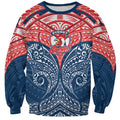 Personalized Sydney Roosters Sweatshirt Polynesian Tribal Pattern Style