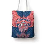 Personalized Sydney Roosters Tote Bag Polynesian Tribal Pattern Style