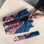 Personalized Sydney Roosters Umbrella Polynesian Tribal Pattern Style