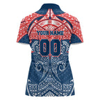 Personalized Sydney Roosters Women Polo Shirt Polynesian Tribal Pattern Style