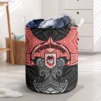 Personalized St. George Illawarra Dragons Laundry Basket Polynesian Tribal Pattern Style