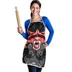 Personalized St. George Illawarra Dragons Apron Polynesian Tribal Pattern Style