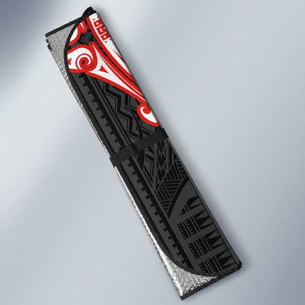 Personalized St. George Illawarra Dragons Auto Sun Shade Polynesian Tribal Pattern Style