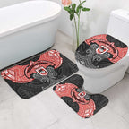 Personalized St. George Illawarra Dragons Bathroom Set Polynesian Tribal Pattern Style