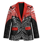 Personalized St. George Illawarra Dragons Blazer Polynesian Tribal Pattern Style