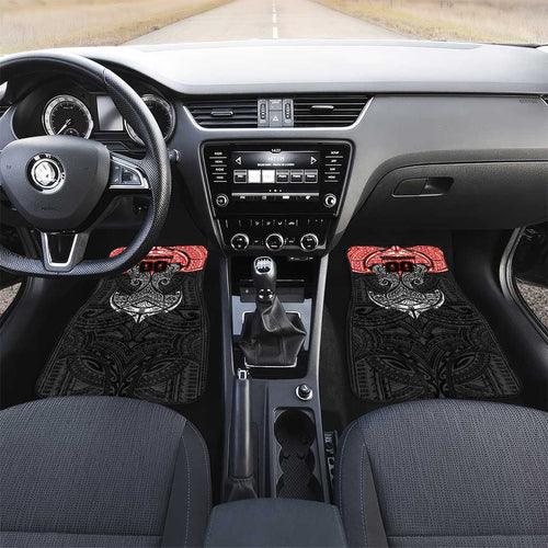 Personalized St. George Illawarra Dragons Car Mats Polynesian Tribal Pattern Style