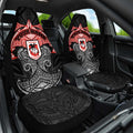 Personalized St. George Illawarra Dragons Car Seat Cover Polynesian Tribal Pattern Style