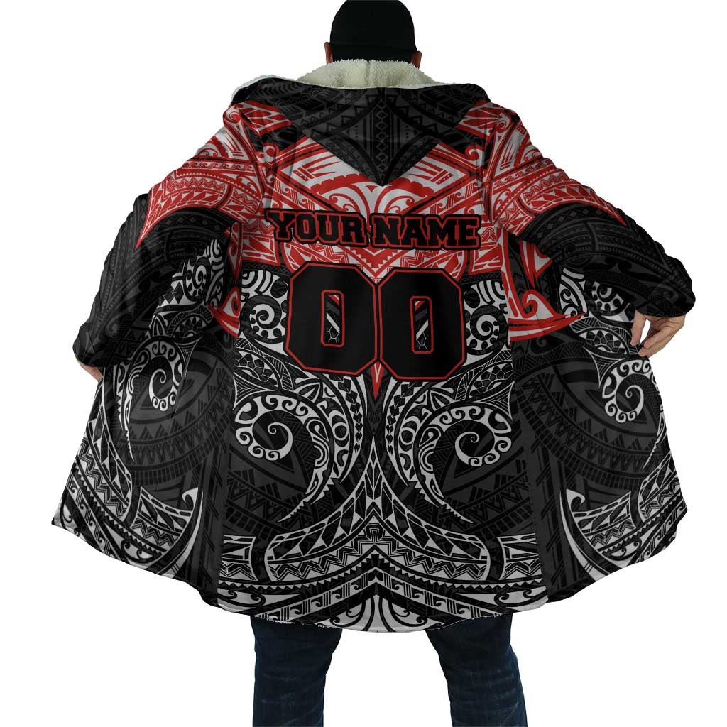 Personalized St. George Illawarra Dragons Cloak Polynesian Tribal Pattern Style