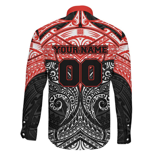 Personalized St. George Illawarra Dragons Family Matching Mermaid Dress and Hawaiian Shirt Polynesian Tribal Pattern Style