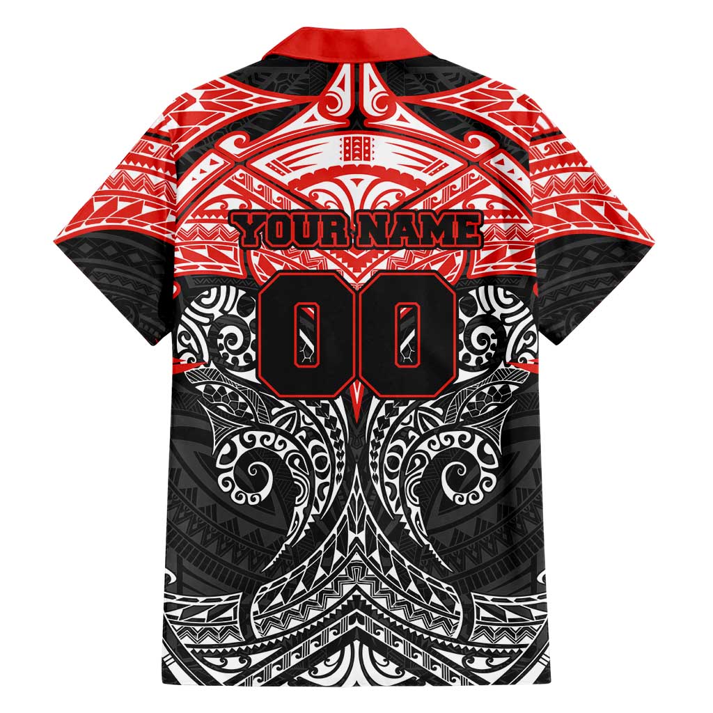 Personalized St. George Illawarra Dragons Family Matching Summer Maxi Dress and Hawaiian Shirt Polynesian Tribal Pattern Style