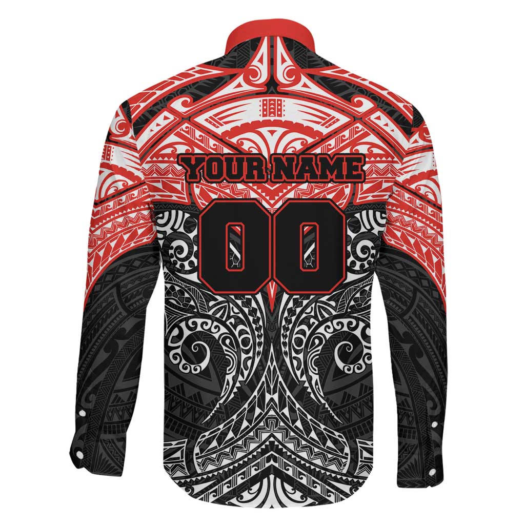 Personalized St. George Illawarra Dragons Family Matching Tank Maxi Dress and Hawaiian Shirt Polynesian Tribal Pattern Style
