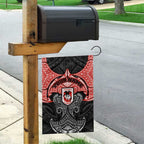 Personalized St. George Illawarra Dragons Garden Flag Polynesian Tribal Pattern Style