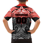 Personalized St. George Illawarra Dragons Hawaiian Shirt Polynesian Tribal Pattern Style