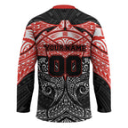 Personalized St. George Illawarra Dragons Hockey Jersey Polynesian Tribal Pattern Style