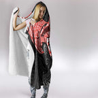 Personalized St. George Illawarra Dragons Hooded Blanket Polynesian Tribal Pattern Style