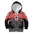 Personalized St. George Illawarra Dragons Kid Hoodie Polynesian Tribal Pattern Style