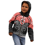 Personalized St. George Illawarra Dragons Kid Hoodie Polynesian Tribal Pattern Style