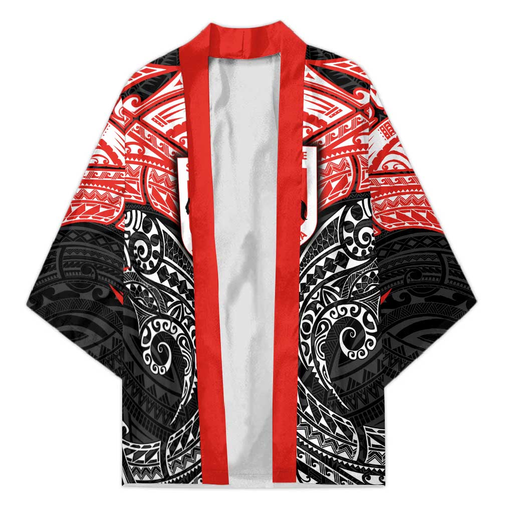 Personalized St. George Illawarra Dragons Kimono Polynesian Tribal Pattern Style