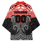 Personalized St. George Illawarra Dragons Kimono Polynesian Tribal Pattern Style