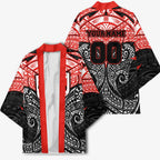 Personalized St. George Illawarra Dragons Kimono Polynesian Tribal Pattern Style