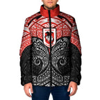 Personalized St. George Illawarra Dragons Padded Jacket Polynesian Tribal Pattern Style