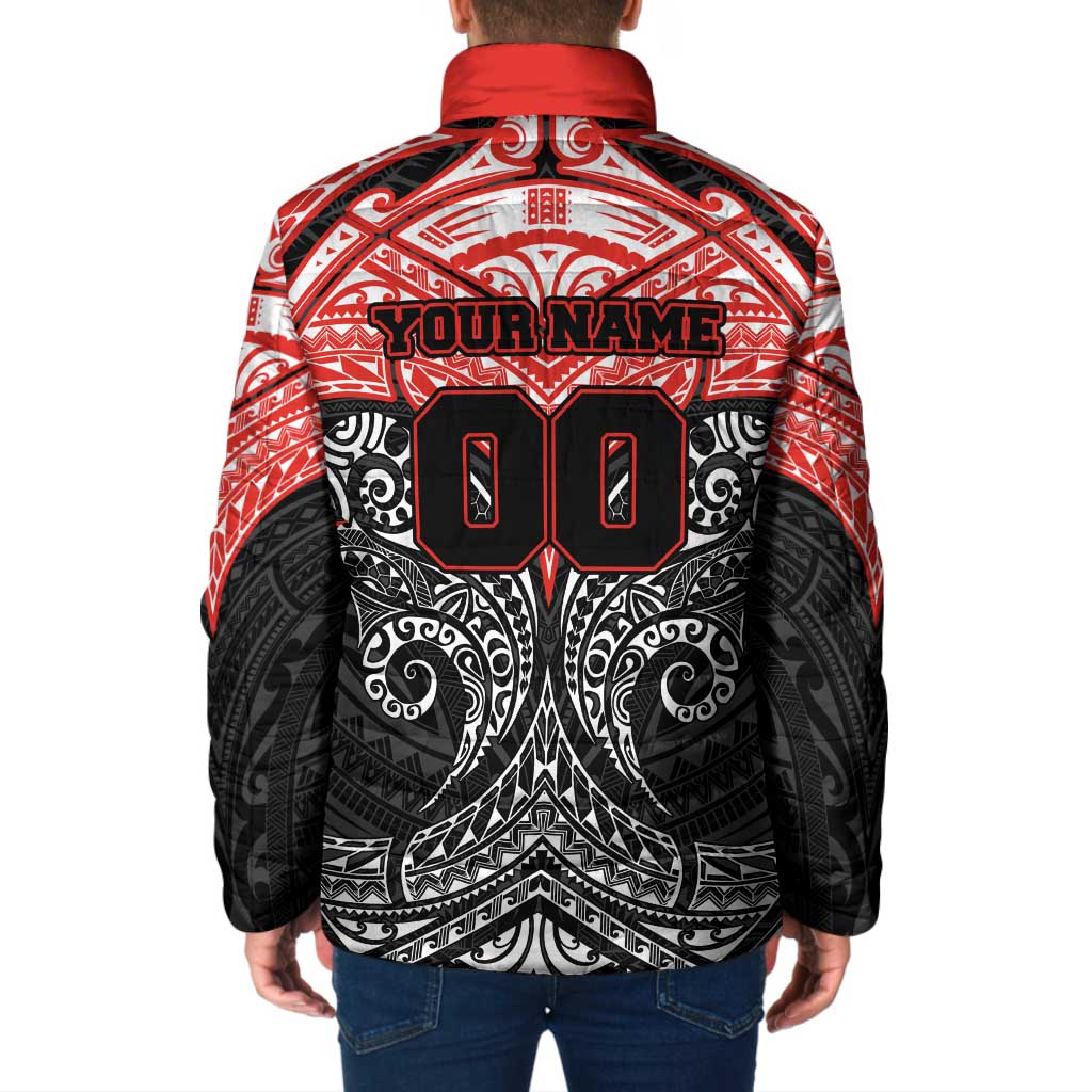 Personalized St. George Illawarra Dragons Padded Jacket Polynesian Tribal Pattern Style