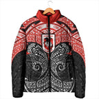 Personalized St. George Illawarra Dragons Padded Jacket Polynesian Tribal Pattern Style