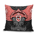 Personalized St. George Illawarra Dragons Pillow Cover Polynesian Tribal Pattern Style