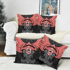 Personalized St. George Illawarra Dragons Pillow Cover Polynesian Tribal Pattern Style