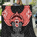 Personalized St. George Illawarra Dragons Quilt Polynesian Tribal Pattern Style