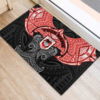 Personalized St. George Illawarra Dragons Rubber Doormat Polynesian Tribal Pattern Style